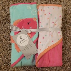 NWT Carter's Hooded Towels